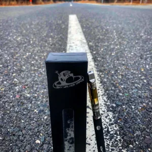 disposable thc vape australia placed on the road